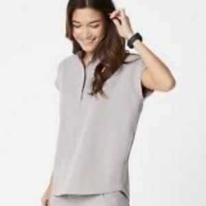 Figs slate rafaela top